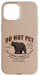 Coque pour iPhone 15 Blue Ridge Parkway Black Bear Souvenir drôle Caroline du Nord