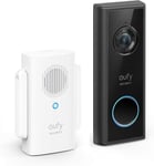 Eufy Security Video Doorbell Wireless C210 S200 Battery Kit with Chime, Wi-Fi N