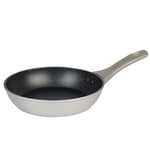 Progress by WW BW11809 20cm Frying Pan, Smartstone Non-Stick Coating, Uses Little to No Oil, Pearlised Effect, Stay-Cool Handles, For All Hob Types, Metal Utensil & Dishwasher Safe, Tempered Glass Lid