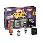 Funko Bitty Pop! The Nightmare Before Christmas - Pumpkin Jack 4PK - Pumpkin King, Mayor (Frowning), Barrel et Une Mini-Figurine Mystère en Surprise - 2.2 Cm Collectionnable - Idée de Cadeau