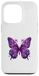 iPhone 13 Pro Purple Butterfly Case