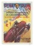 1948 GRAN PREMIO BARCELONA ESPANA - POSTER HQ 50x70cm d'une AFFICHE VINTAGE