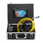 Kstyhome Caméra d'inspection des égouts de Tuyau de Drainage 30M IP68 Système d'inspection d'endoscope Industriel étanche pour Endoscope Caméra Serpent 7 Moniteur LCD 12 LED Vision Nocturne