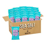 Sea Salted Popcorn (Pack of 24) - Vegan, Gluten Free, Dairy Free, Allergen Free, Low Calorie Healthy Salty Mini Popcorn Snack, 480 g