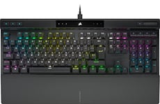 Corsair K70 Pro RGB Clavier de Gaming Optique-mécanique - Commutateurs linéaires OPX, Touches en Polycarbonate, symptomation 8000 Hz - Disposition ES QWERTY - Noir