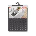 Rayen 2330.11 Lave-vaisselleSA Vaisselle Co Trous de Drainage | Protéger l’évier Ante-Slip |Dimensions: 27,5 x 32 cm | Colore Noir, Gris, Medidas: 32 x 41 cm