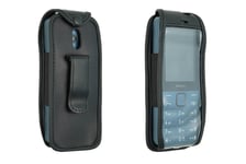 caseroxx Leather-Case with belt clip compatible with Nokia 235 4G (2024) / 215 4