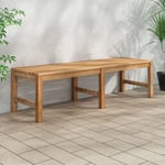 Bonnevie - Banc de jardin Banquette de Jardin - Mobilier de jardin 150 cm Bois de teck massif BV447818 Brun