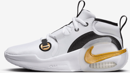 Nike Older Kids' Basketball Shoes Air Zoom Crossover 2 Koripallokengät WHITE/METALLIC