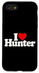 iPhone SE (2020) / 7 / 8 I LOVE HEART HUNTER NAME ON A TEE Case