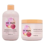 INEBRYA Kit ice cream Keratin la Restructuration Shampoo300ml + mask 500ml