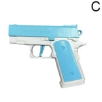 Fidget Toy Guns Rova Toy Guns 3D Gravity Guns Leksaker Sensorisk leksak blue white 1911