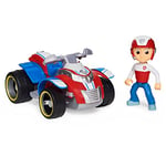 Paw Patrol LA Pat' Patrouille - V?HICULE + Figurine Ryder - V?hicule de 15 cm avec 1 Figurine ? Collectionner Pat' Patrouille 6061907 - Jouet Enfant 3 Ans et +