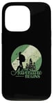 Coque pour iPhone 13 Pro The Adventure begins Randonnée Nature