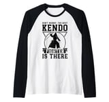 Don't worry the best Kendo fighter is there - Kendo Fighter Raglan Baseball Tee