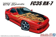 Aoshima 1/24 The Tuned Car Series No.40 Bn Sports FC3S RX-7 1989 Plastic Model