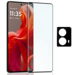 1-Pack Motorola G85 Skärmskydd & 1-Pack linsskydd - Härdat Glas 9H - Super kvalitet 3D