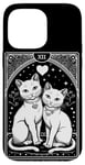 iPhone 14 Pro Max Tarot Card Mystic Cats | The Lovers Valentines Day | Couples Case