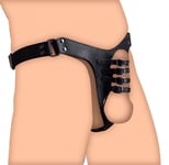 Strict Male Chastity Harness Penis Strap Cock Ball Bondage Device Restraint Mens