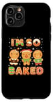 Coque pour iPhone 11 Pro Biscuits amusants de Noël I'm So Baked Gingerbread Man