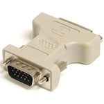 StarTech.com DVI to VGA Cable Adapter - F/M - DVI to VGA connector - DVI to VGA Converter - DVI to VGA Adapter (DVIVGAFM) , Beige