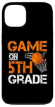 Coque pour iPhone 13 Jeux amusants sur le basket-ball de cinquième année premier jour d'école