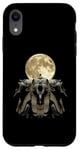 Coque pour iPhone XR Pharaon King Tut Lune hurlante égyptienne