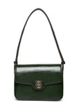 Tory Burch Robinson Crosshatched Convertible Shoulder Bag Grön