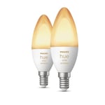 Philips Hue White ambience Candle - E14 smart bulb - (2-pack) Smart 