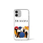 ERT GROUP Coque de téléphone Portable pour Apple Iphone 12 Mini Original et sous Licence Officielle Friends Motif 001 Parfaitement adapté à la Forme du téléphone Portable, Coque en TPU