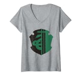 Harry Potter Slytherin Shield T-Shirt avec Col en V