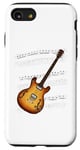 Coque pour iPhone SE (2020) / 7 / 8 Partition de musique de guitare électrique, guitariste