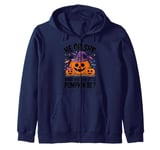 He or She What Will Our Little Pumpkin Be Baby Shower Zip Hoodie