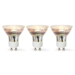 Nedis LED-lampa GU10, Spot, 4,5W, 345 lm, 3-pack