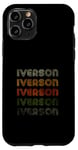 iPhone 11 Pro Love Heart Iverson Tee Grunge Vintage Style Black Iverson Case