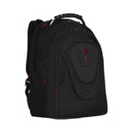 WENGER Ibex Deluxe Sac à Dos pour Ordinateur Portable 14-16 Pouces, Tablette Tactile 10 Pouces, 26 l, Femmes Hommes, Affaires Uni École Voyages, Noir, 606493