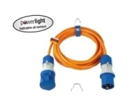 Rallonge CEI avec indicateur de tension POWERLIGHT IP44 25M - SCHWABE - 62433