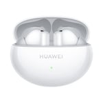 HUAWEI FreeBuds 6i écouteurs sans Fil, Bluetooth 5.3, Suppression Active du Bruit (ANC) 3.0 Intelligente, Basses percutantes, 35 Heures d'autonomie, IP54, avec iOS, Android et Windows, Blanc