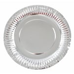 Papperstallrikar Silver 10-pack - Engångstallrik