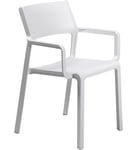 Nardi - Chaise Avec Accoudoirs Trill- Bianco- Blanc