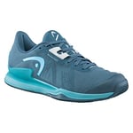 HEAD Sprint Pro 3.5 Clay Femmes Chaussure de Tennis Women's, Bleu/Turquoise, 41