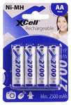 XCell Mignon AA Battery (Cell Size: AA (Mignon), NI-MH, 1.2 V, 2700 mAh)