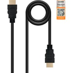 Nano Cable - Cable Hdmi a Hdmi Hdmi supporte des résolutions de 4k@60hz 1 mètre couleur noir 10.15.3601