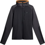 J.Lindeberg Men's Elevation Full Zip Hood Black, M