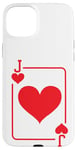 Coque pour iPhone 15 Plus Jeu de cartes Jack of Hearts - Costume d'Halloween - Rouge