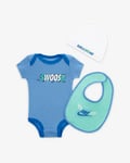 Nike 'Art of Play' 3-Piece Boxed Set Baby Bodysuit