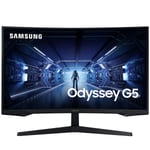 Samsung New Odyssey G5 32" 144Hz WQHD 1ms Curved FreeSync Gaming Monitor