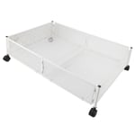 Under Bed Organizer Underbed Storage Container Carbon Steel With Wheels For