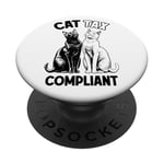 Comptable pour amoureux des chats - Conforme aux normes fiscales PopSockets PopGrip Adhésif