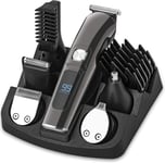 Beard Trimmer Mens Hair Clippers,11-in-1 Cordless Face Nose Body Haircut Kit,